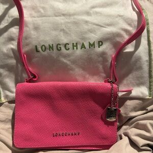 Longchamp Vibrant Pink Crossbody Bag